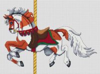 Sorrel Paint Carousel Horse PDF