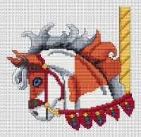 Sorrel Paint Carousel Horse Head PDF