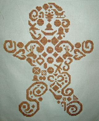 Tribal Gingerbread Man PDF