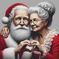 Mr. and Mrs. Claus Cross Stitch Chart