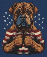 Patriotic Bulldog
